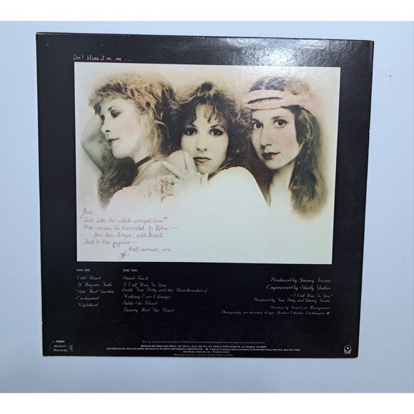 Stevie Nicks The Wild Heart Vinyl Record LP 1983 Modern Records - Picture 2 of 3